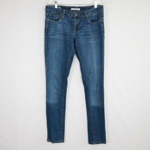 Vigoss Studio Jeans Womens 29 Manhattan Skinny Low Rise Stretch Flex Denim Blue